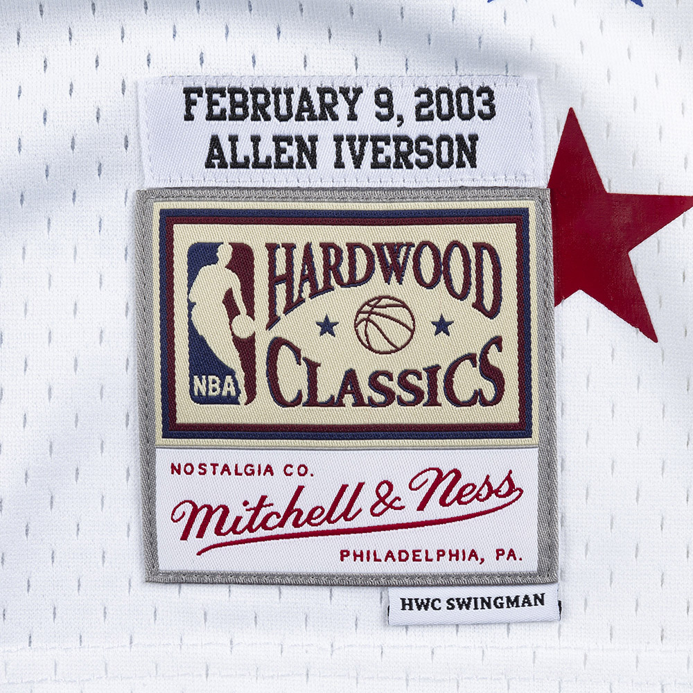 Mitchell & Ness Allen Iverson White Eastern Conference 2003 All Star Game Swingman Jersey